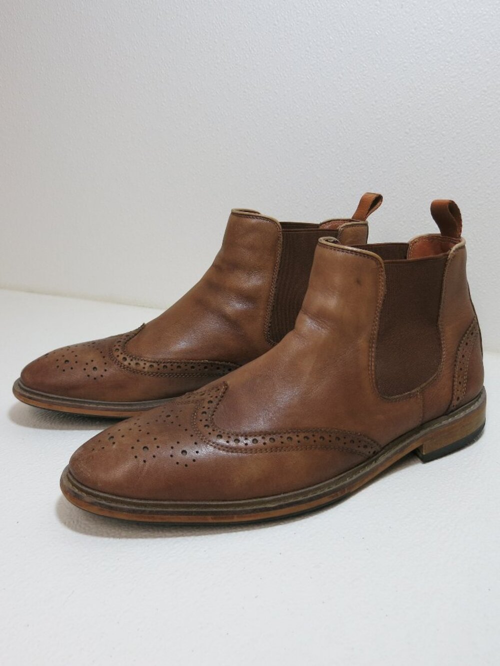 Florsheim Oil Tanned Leather Chelsea Casual Dress Boots Men's Footwear Shoes 9.5
